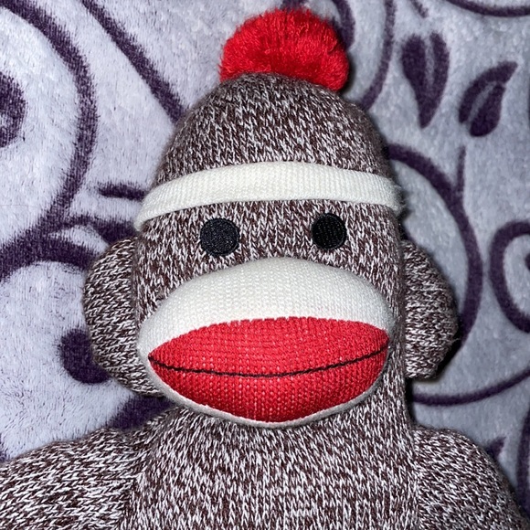 Sock Monkey small tear in arm - Picture 2 of 5